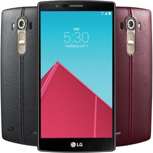 LG G4 US991 32GB Smartphone (Unlocked, Black Leather) GSM + CDMA/4G LTE