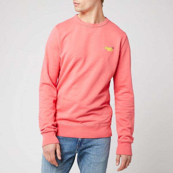Men's Orange Label Crew Sweatshirt - Duster Coral