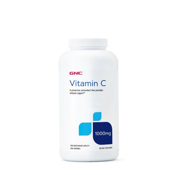 Vitamin C 1000 mg With Rose Hips - 500 Caplets ||