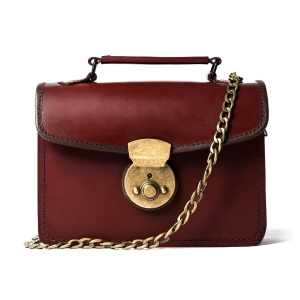 Small Vintage Brown Leather Handbag by Beara Beara