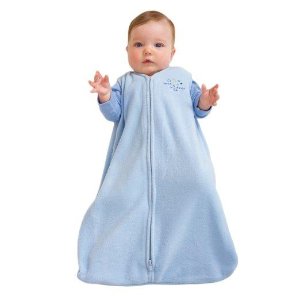 leepSack Micro-Fleece Wearable Blanket, Baby Blue, Small