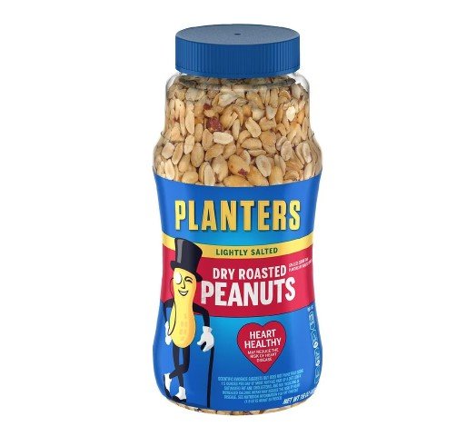 Planters Dry Roasted Peanuts Lightly Salted 16.0oz