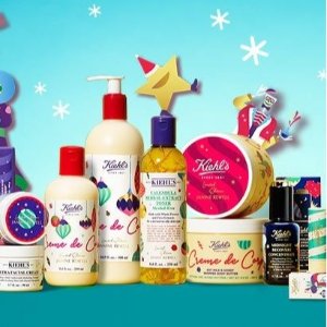 Kiehl's 圣诞限量版护肤热卖，圣诞主题包装每个都超可爱！