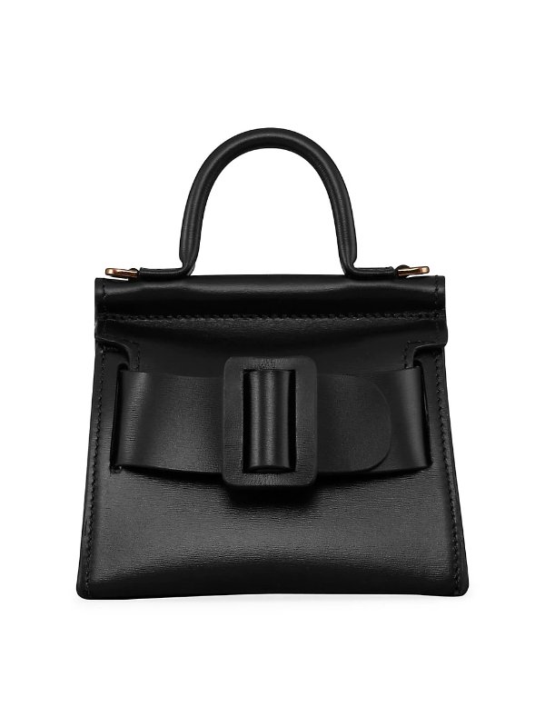 Karl Surreal Leather Top Handle Bag