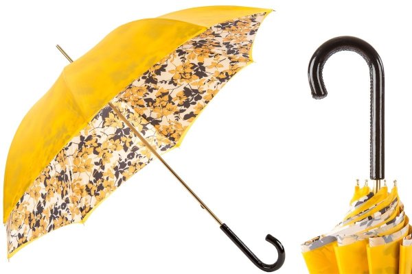 黄色碎花雨伞
