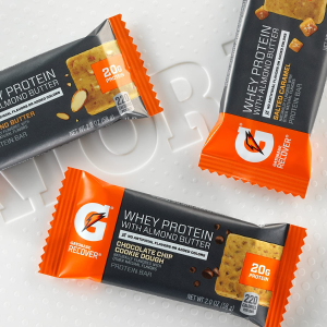 Gatorade Whey Protein Almond Butter Bars Pack of 12