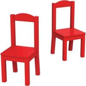 Tot Tutors Wooden Chairs, Set of 2, Multiple Colors