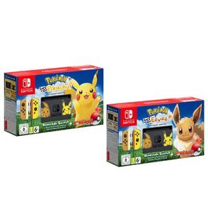 Switch Pikachu & Eevee Edition with Pokemon: Let's Go Bundle
