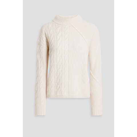Max MaraAccordo cable-knit wool and cashmere-blend sweater