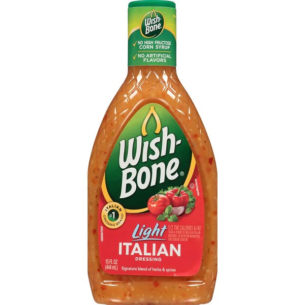 Wish-Bone Salad Dressing, Light Italian, 15 oz