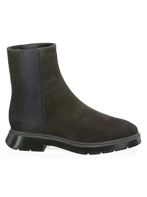 Romy Shearling-Lined Leather Chelsea Boots