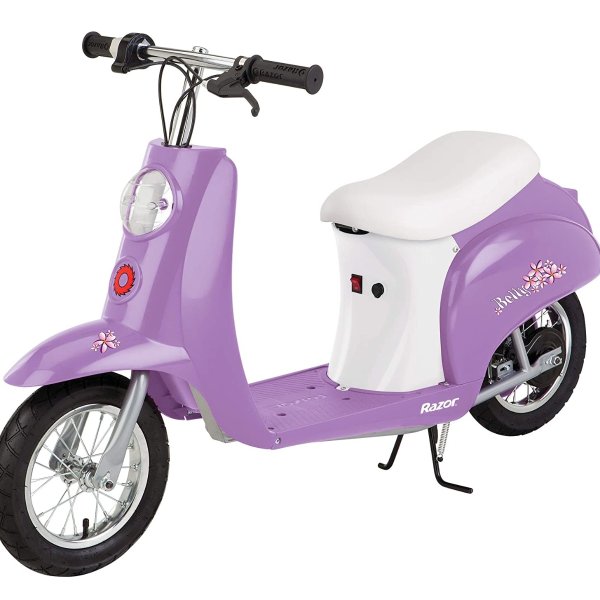 儿童 24V 白紫色骑行摩托车
