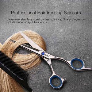Hair Cutting Scissors Shears Professional Barber ULG 6.5 inch