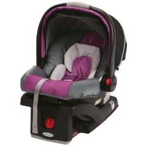 Graco SnugRide Click Connect 30婴儿汽车座椅，紫红色