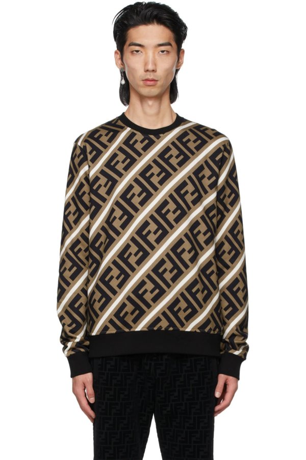 Black & Brown 'Forever Fendi' Sweatshirt