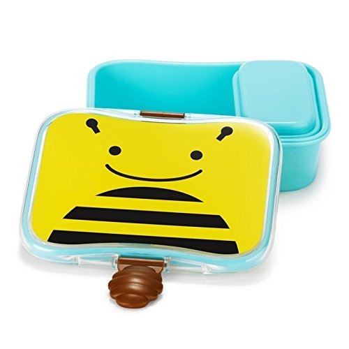 Baby Zoo Little Kid and Toddler Mealtime Lunch Kit Feeding Set, Multi, Brooklyn Bee