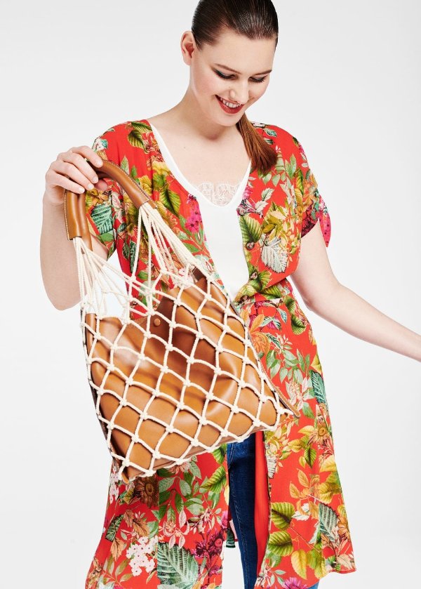 Combined net bag - Plus sizes | Violeta by MANGO USA
