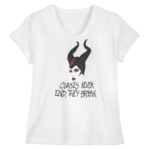 Maleficent图案T恤