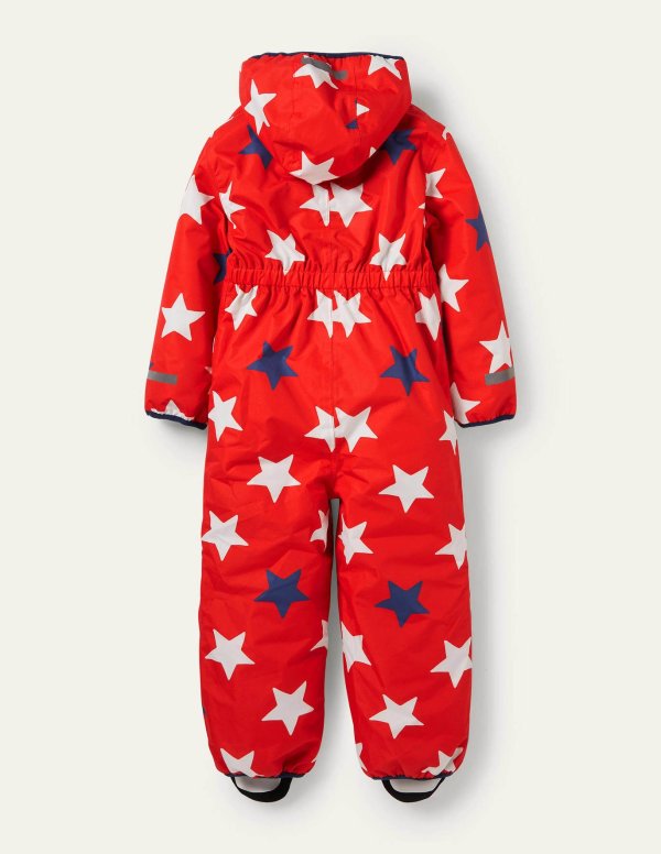 Waterproof Puddle Suit - Rockabilly Red Stars | Boden US