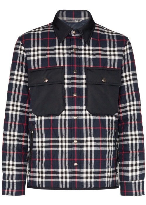 Checked Cotton Jacket