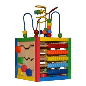 Play22 儿童早教五面体玩具，计数早掌握