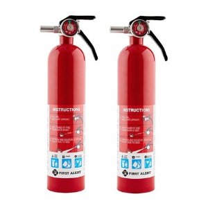 First Alert HOME1 Rechargeable Standard Home Fire Extinguisher (2-Pack)