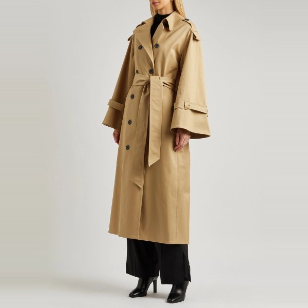 Alanis stretch-cotton trench coat