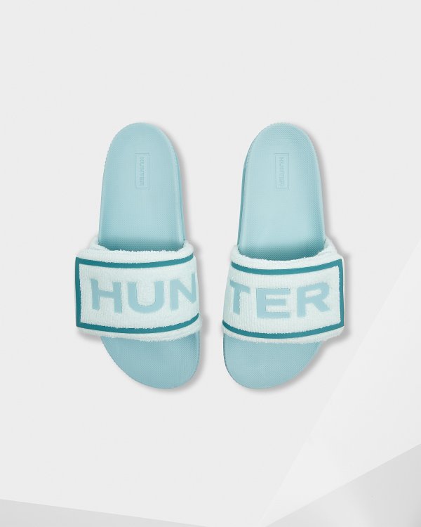 Women's Terry Towelling Logo Adjustable Slides 拖鞋 55.00 超值好货 北美省钱快报
