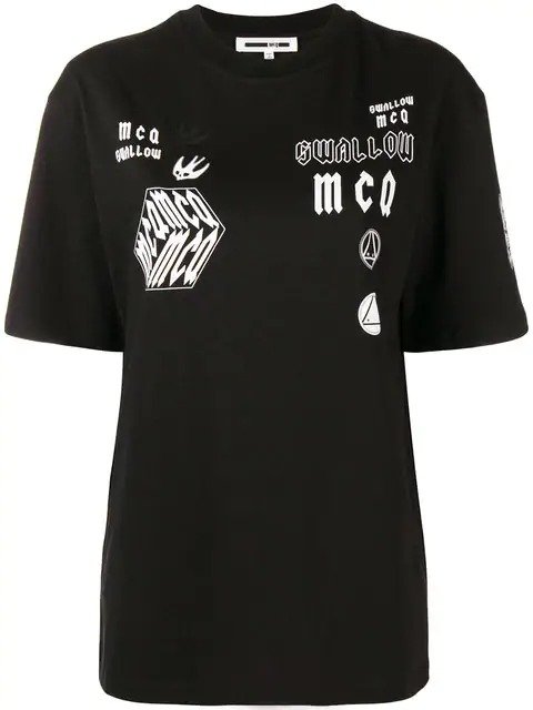 McQueenprinted T-shirt