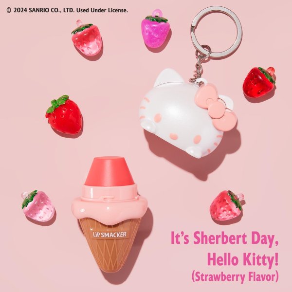 Lip Smacker Hello Kitty Ice Cream Lip Balm | Sanrio Collection | Gifts