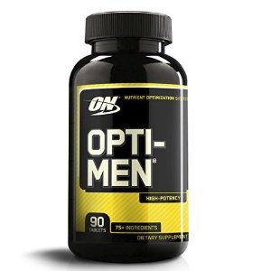 Optimum Nutrition Opti-Men, Mens Daily Multivitamin Supplement with Vitamins C, D, E, B12, 90 count @ Amazon.com