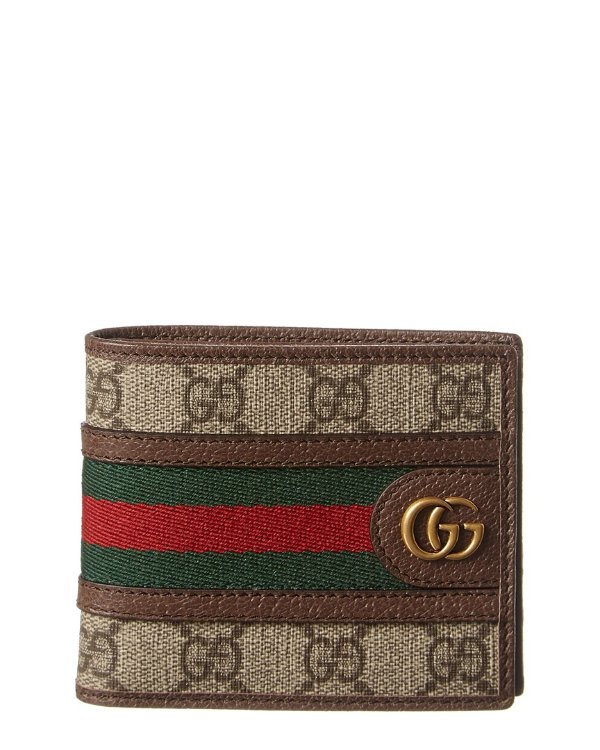 Ophidia GG Supreme Canvas & Leather Wallet