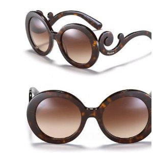 Prada Round Baroque Sunglassesn @ Bloomingdales