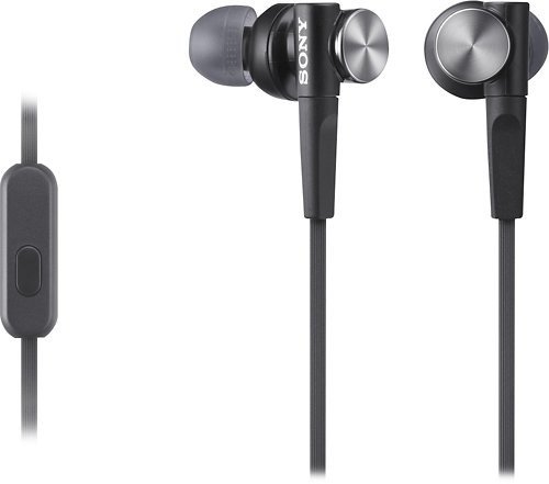 Sony - Sony - MDRXB50 Wired Earbud Headphones - Black