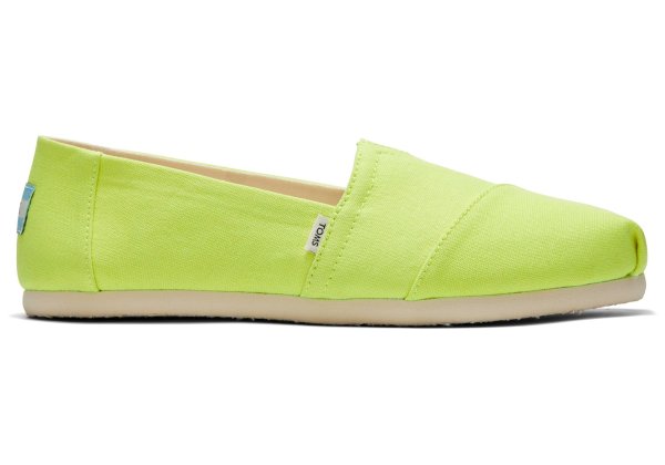 Neon Yellow Heritage Canvas Women's Classics Venice Collection | TOMS