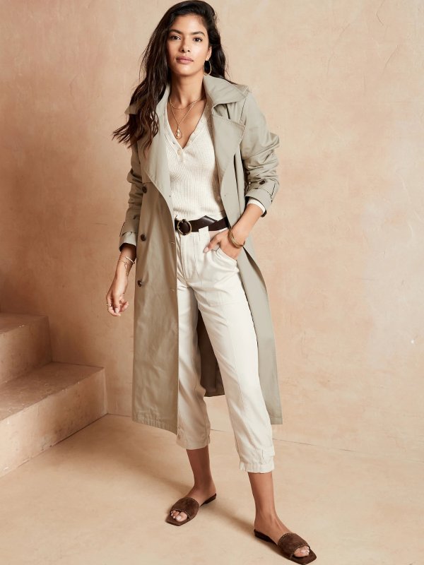 Cotton Twill Trench