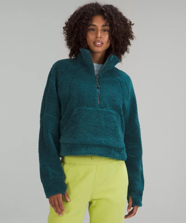 Scuba Oversized Cropped Fleece Funnel Neck | Women's Hoodies & Sweatshirts | lululemon