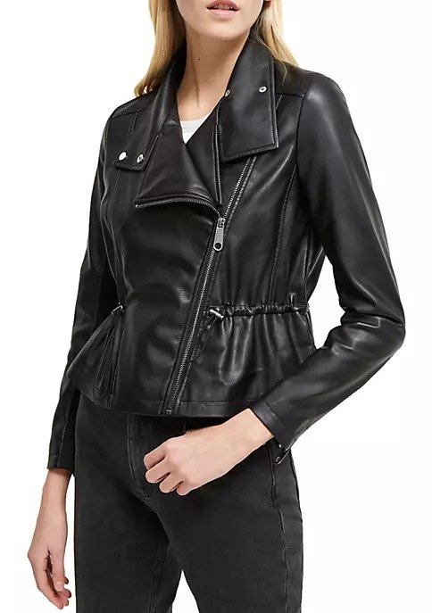 Arianna Faux Leather Jacket