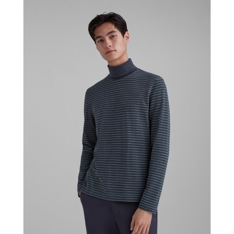 Club MonacoStriped Blocked Turtleneck