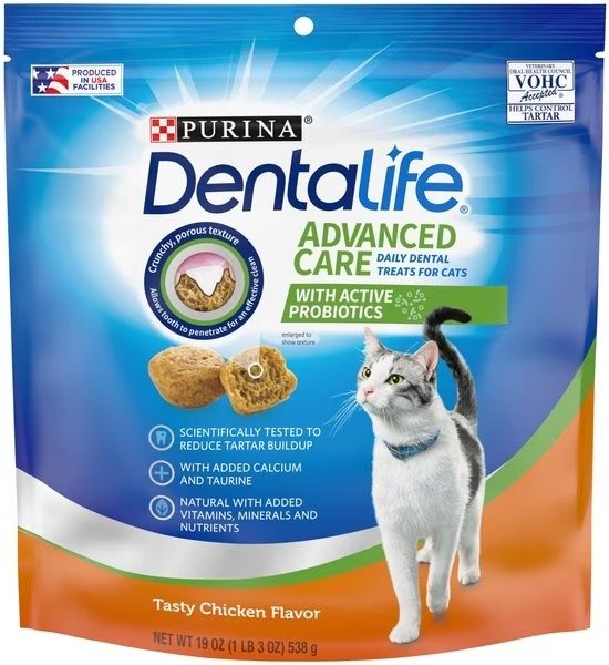 DentaLife Tasty Chicken Flavor Dental Cat Treats