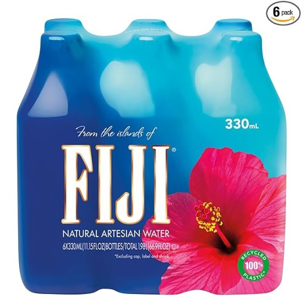 Natural Artesian Water, 11.15 Fl Ounce Bottle (Pack of 6)