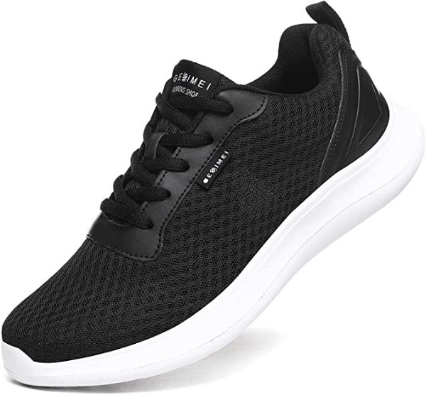 Men's Breathable Mesh Tennis Shoes Comfortable Gym Sneakers Lightweight Athletic Running Shoes
