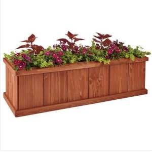 The Home Depot 40 in. x 12 in. Wood Planter Box