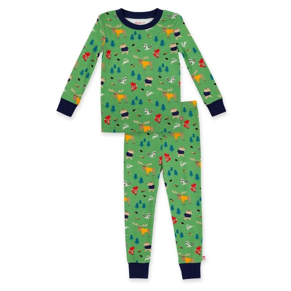Forest Organic Cotton Pajama Set
