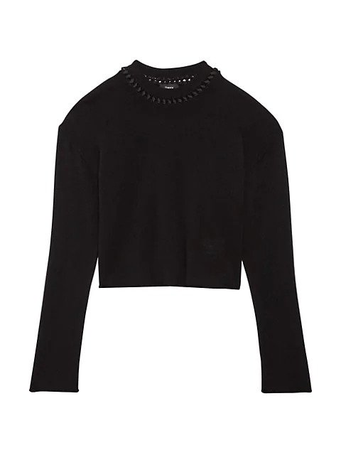 Cashmere Cropped Pullover
