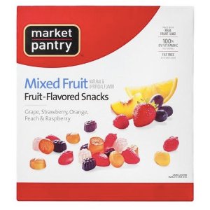 Market Pantry Mixed Fruit Flavored Snacks 50 Count