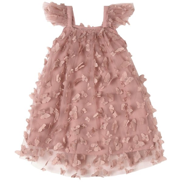 Pink Vintage Butterflies Tutu Dress | AlexandAlexa