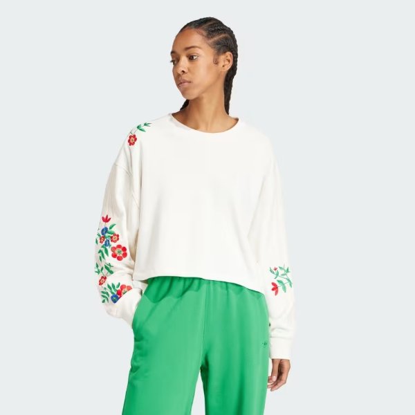 Floral Graphics Sweatshirt
