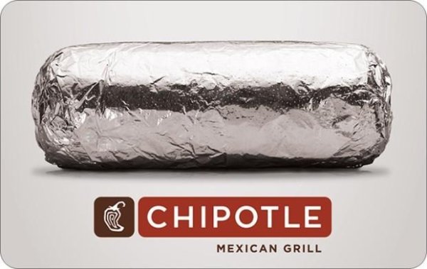 Chipotle 电子礼卡