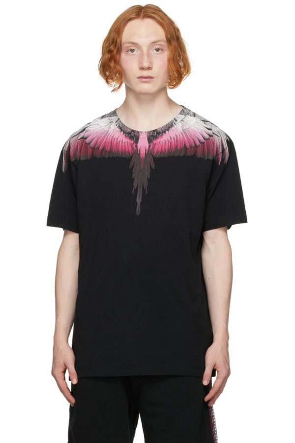 Black & Pink Wings T-Shirt